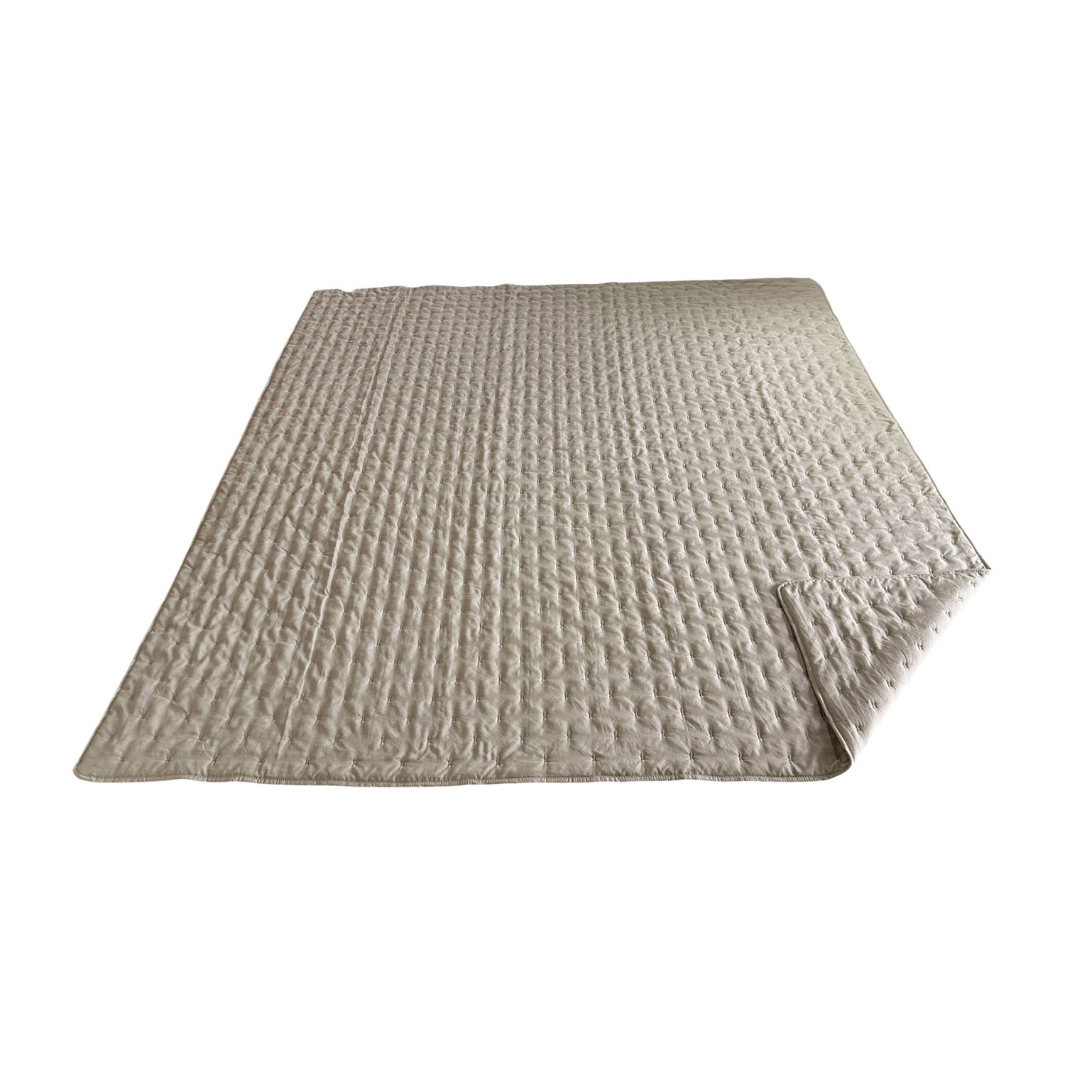Narzuta na łóżko pikowana 200 x 220 cm Smukee Home, brązowa