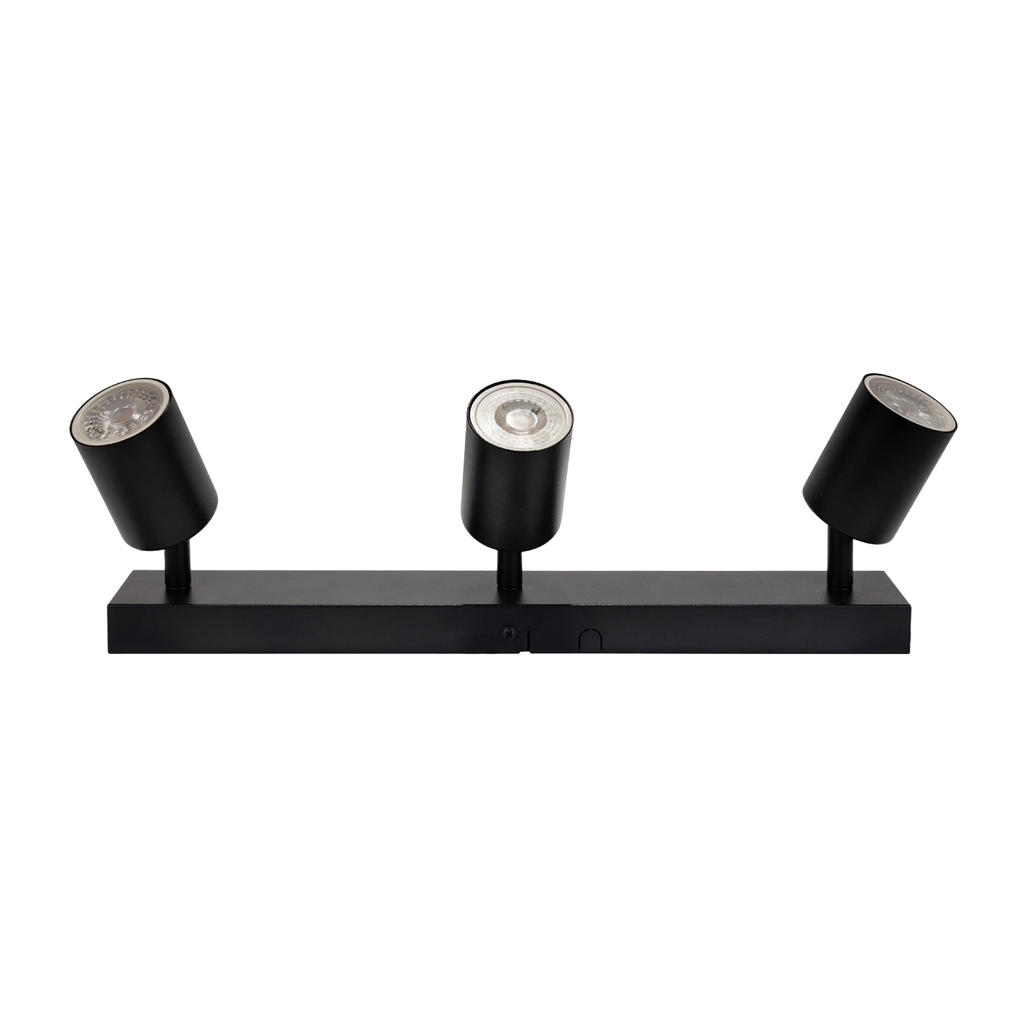 Lampa sufitowa podłużna LED Lethe, 3 punkty świetlne, 345 lm, czarna