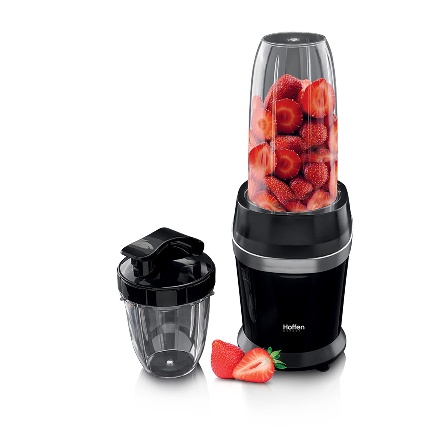 Blender fitness Hoffen, 1000 W, 300 ml i 700 ml, czarny