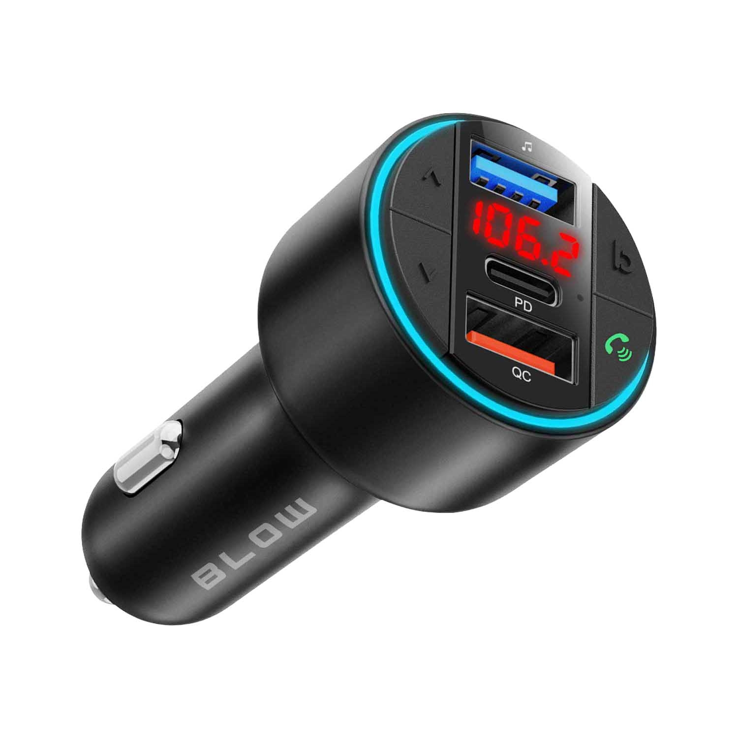 Transmiter FM Blow, Bluetooth 5.3, ładowarka USB