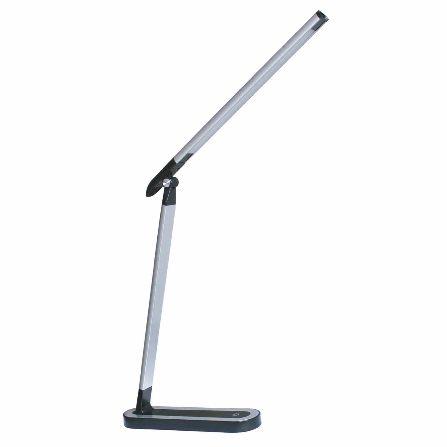 Lampa biurkowa Sanico Goldlux Madera LED, 4000K, czarno-srebrna
