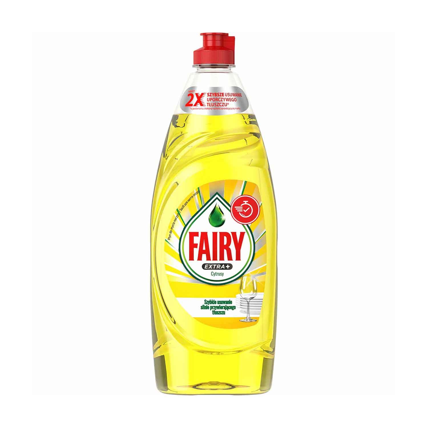 Płyn mycia do naczyń Fairy Extra+ Cytrusy, 650 ml