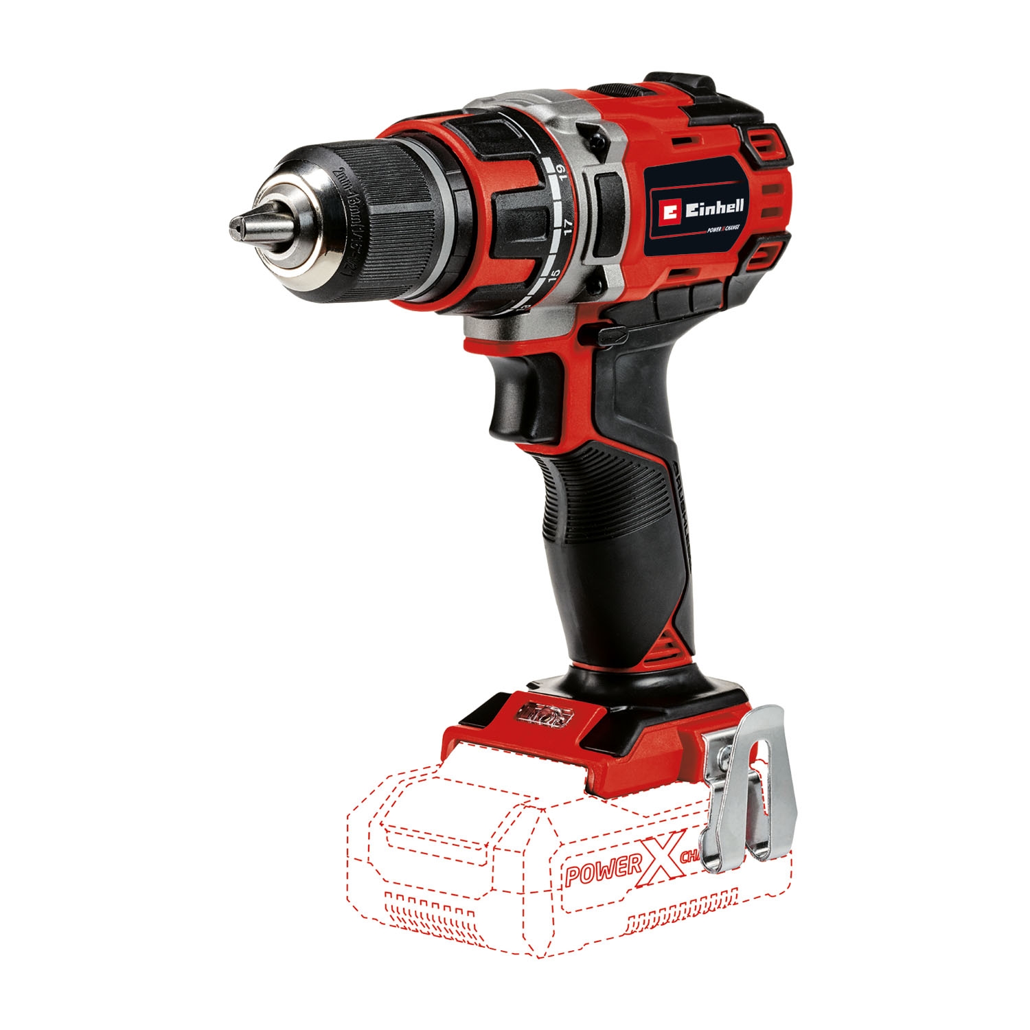 Akumulatorowa wiertarko-wkrętarka Einhell TC-CD 18/50 Li-BL-Solo, 18 V, 2 biegi