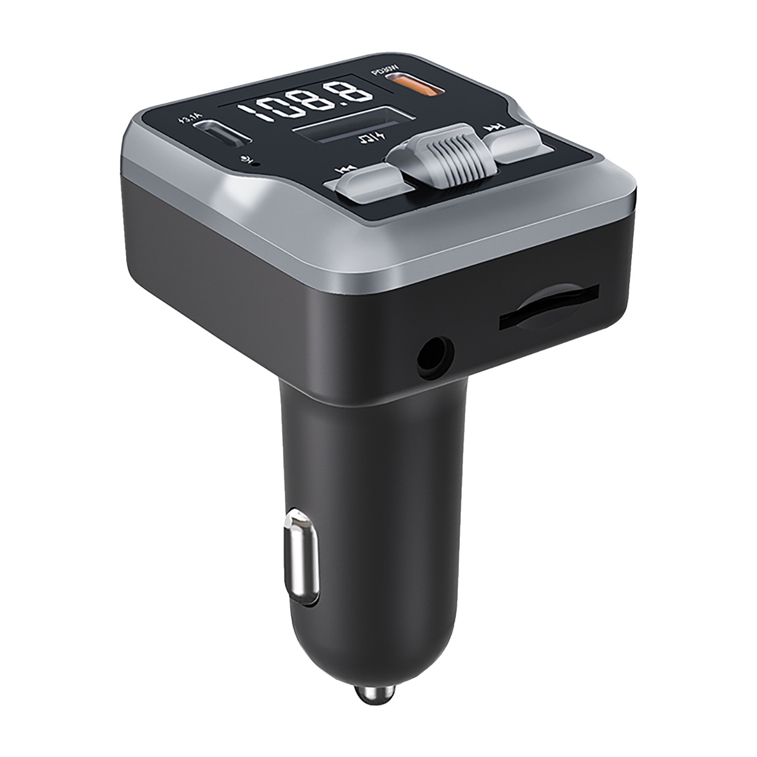 Transmiter FM Extralink Smart Life, Bluetooth, ładowarka USB, slot na kartę pamięci