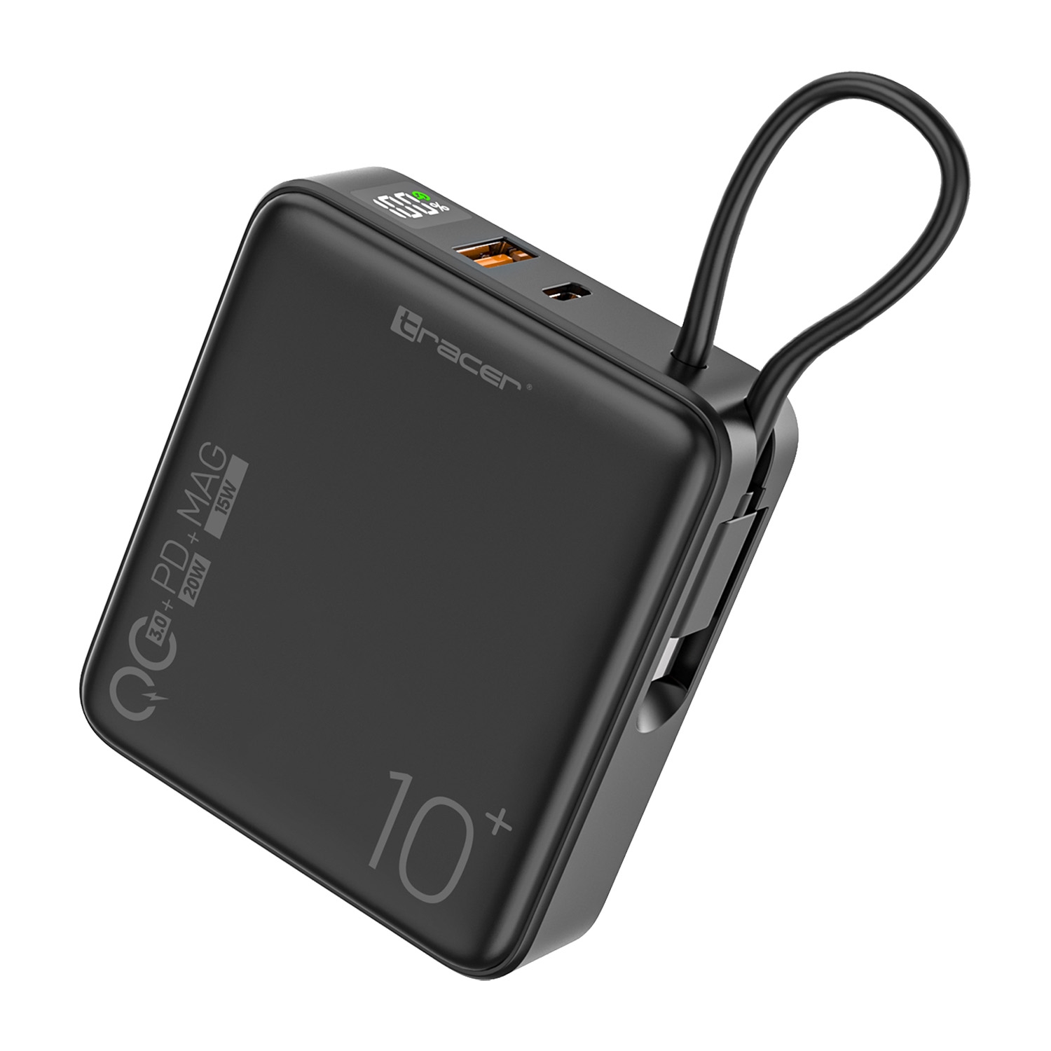 Powerbank Tracer Scout, 10000 mAh, czarny