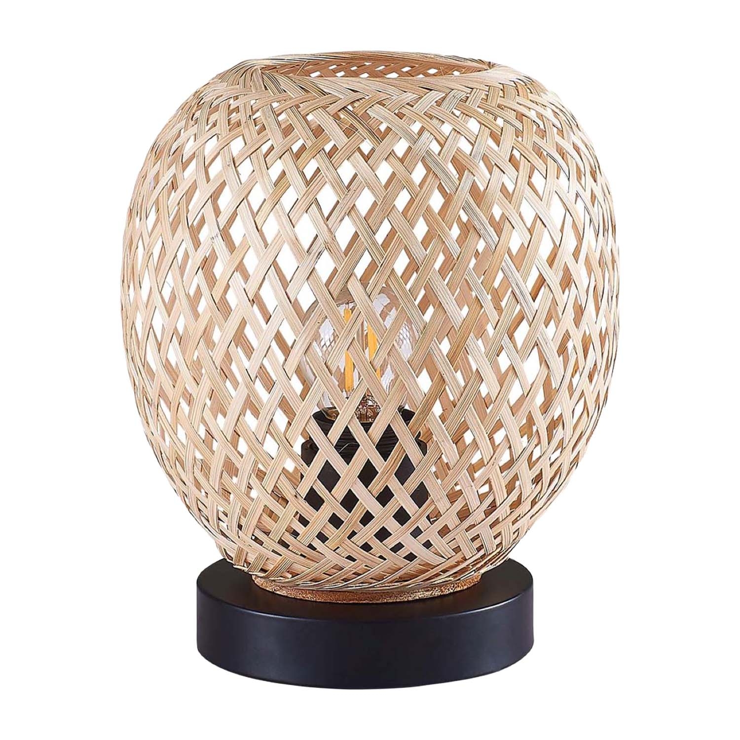 Lampa stołowa Sanico Goldlux Zanzibar Natural, 18 x 21 cm, E27