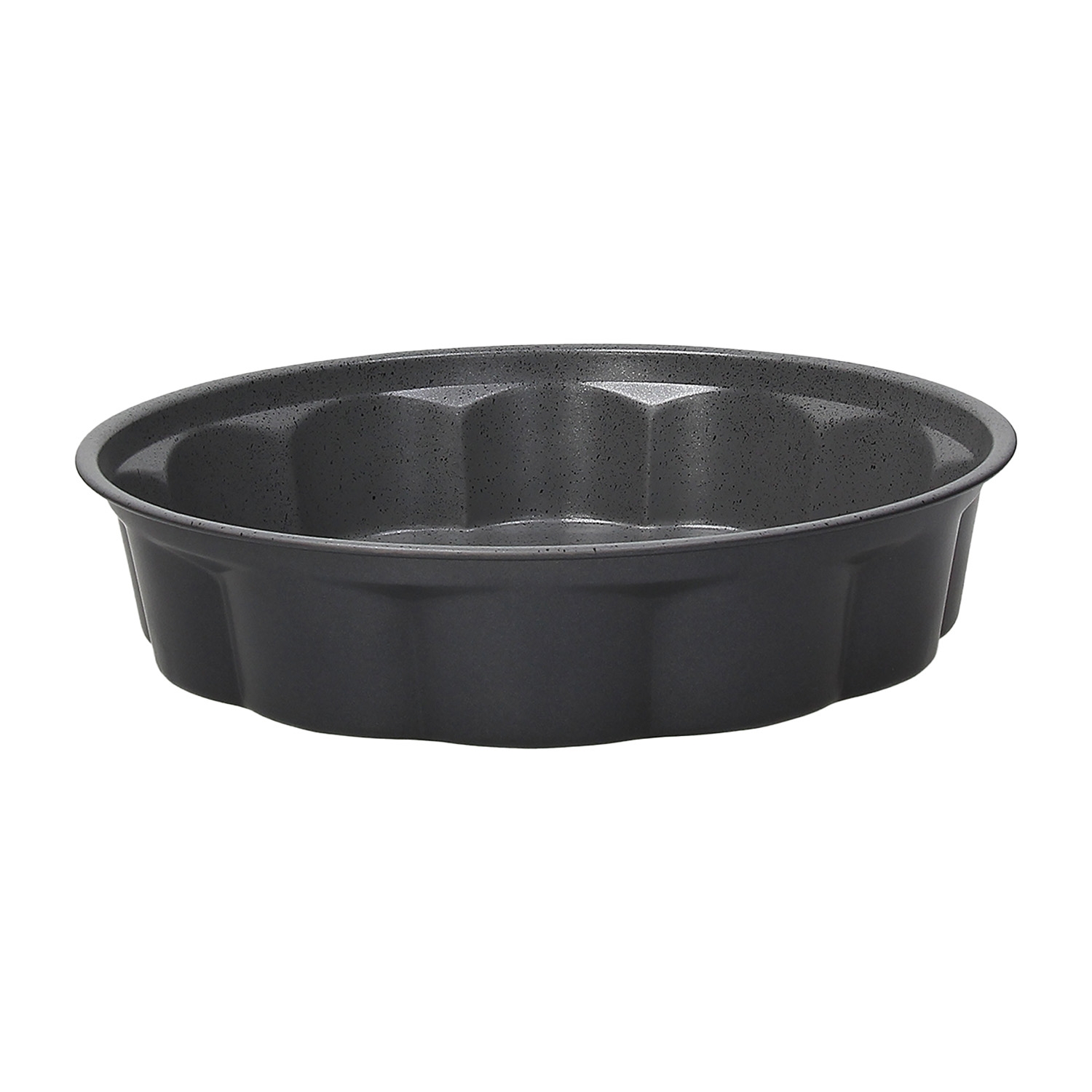 Forma do pieczenia okrągła 26 cm Tognana Premium Bakery, falowana, szara
