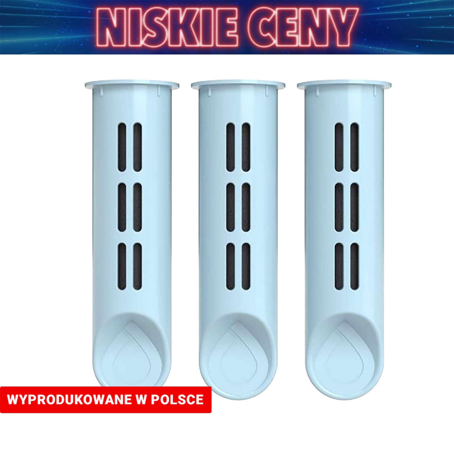 Zestaw wkadów filtrujacych Dafi, do butelki, 3 szt., dove blue