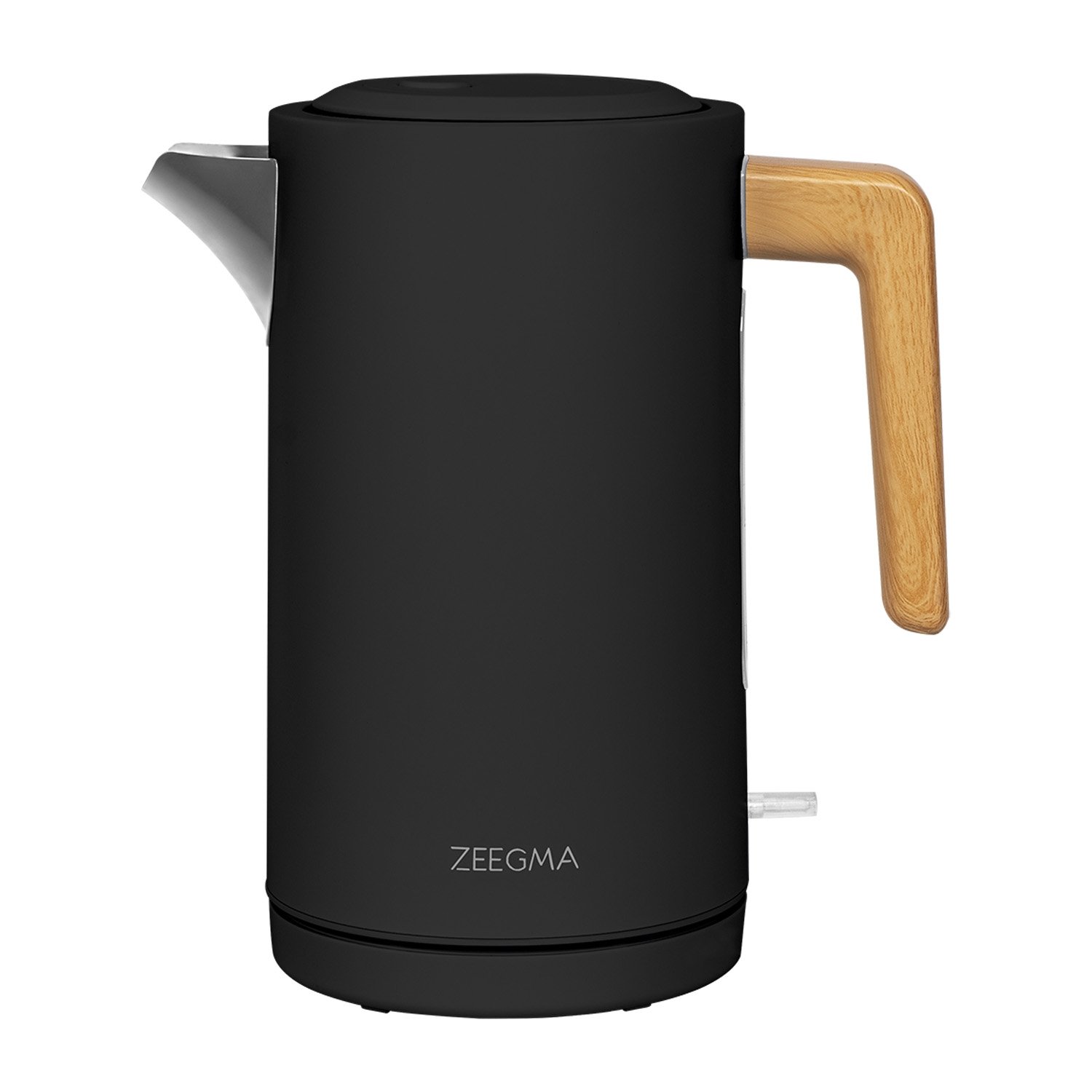 Czajnik elektryczny Zeegma Ketlee Black Wood, 1,7 l, 2200 W, z uchwytem z imitacji drewna