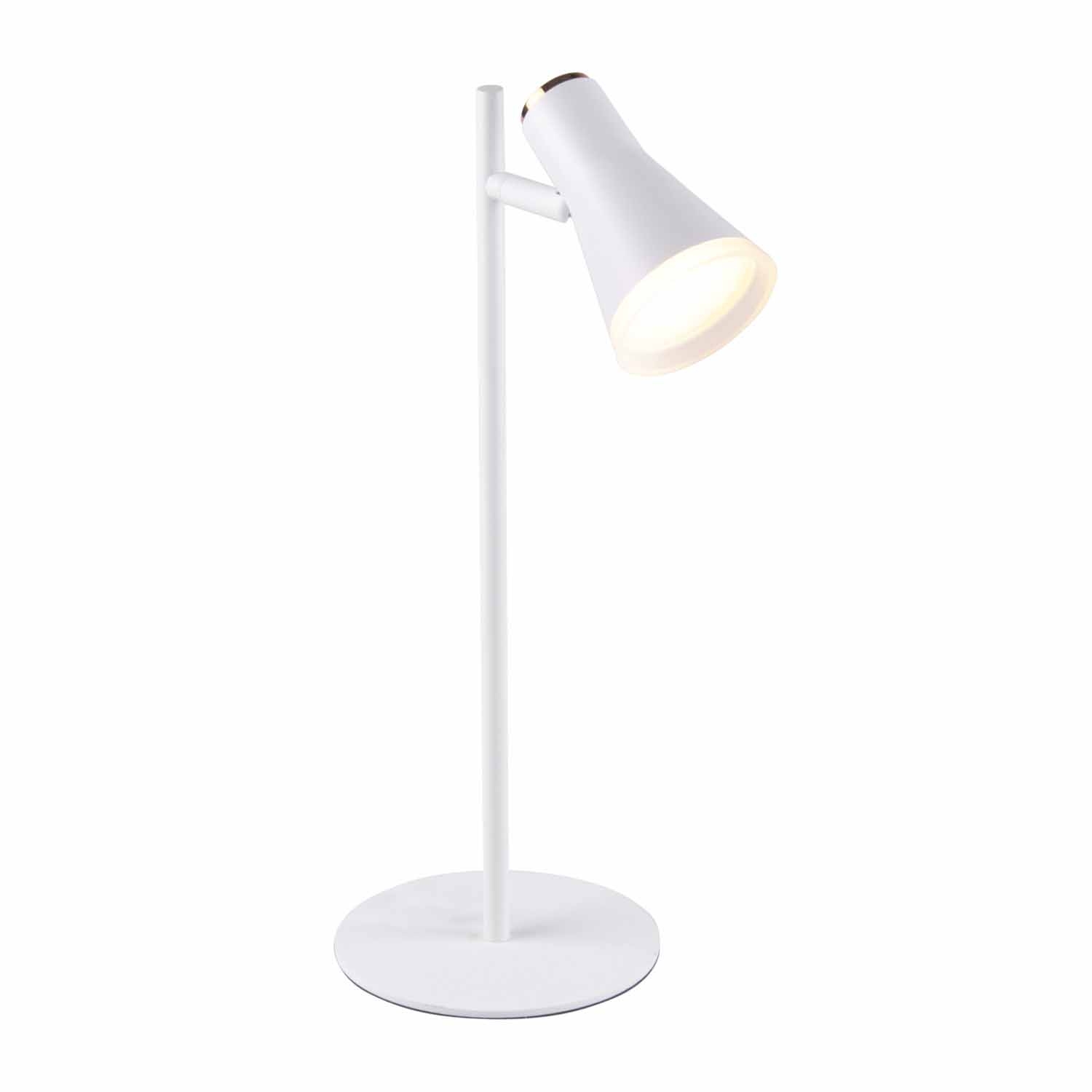 Lampka biurkowa Sanico Goldlux Berg LED, 3000K, biała