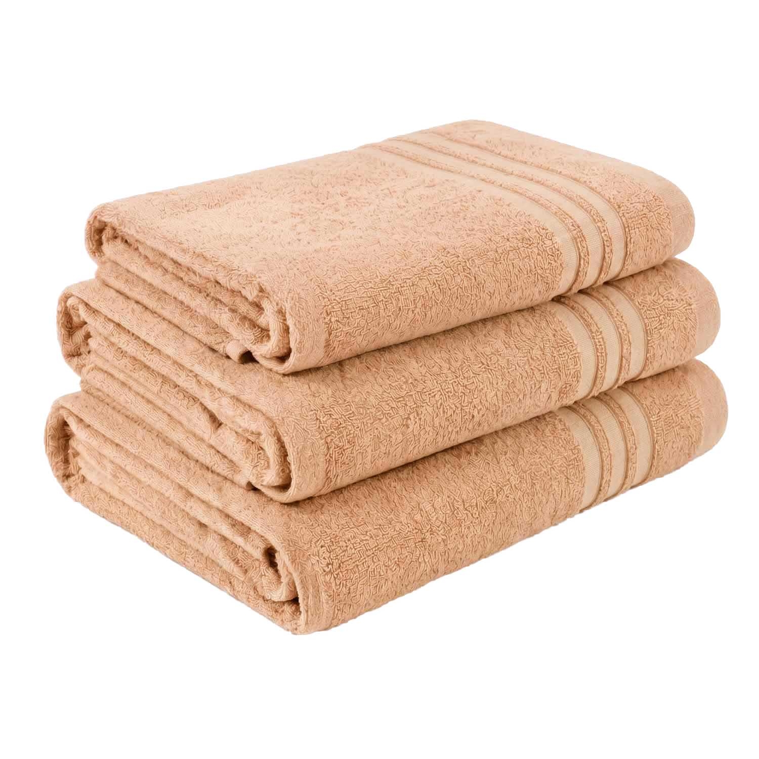 Zestaw ręczników frotte Aisha Home Textile Olimp, 500 g/m², 3 szt., karmelowe
