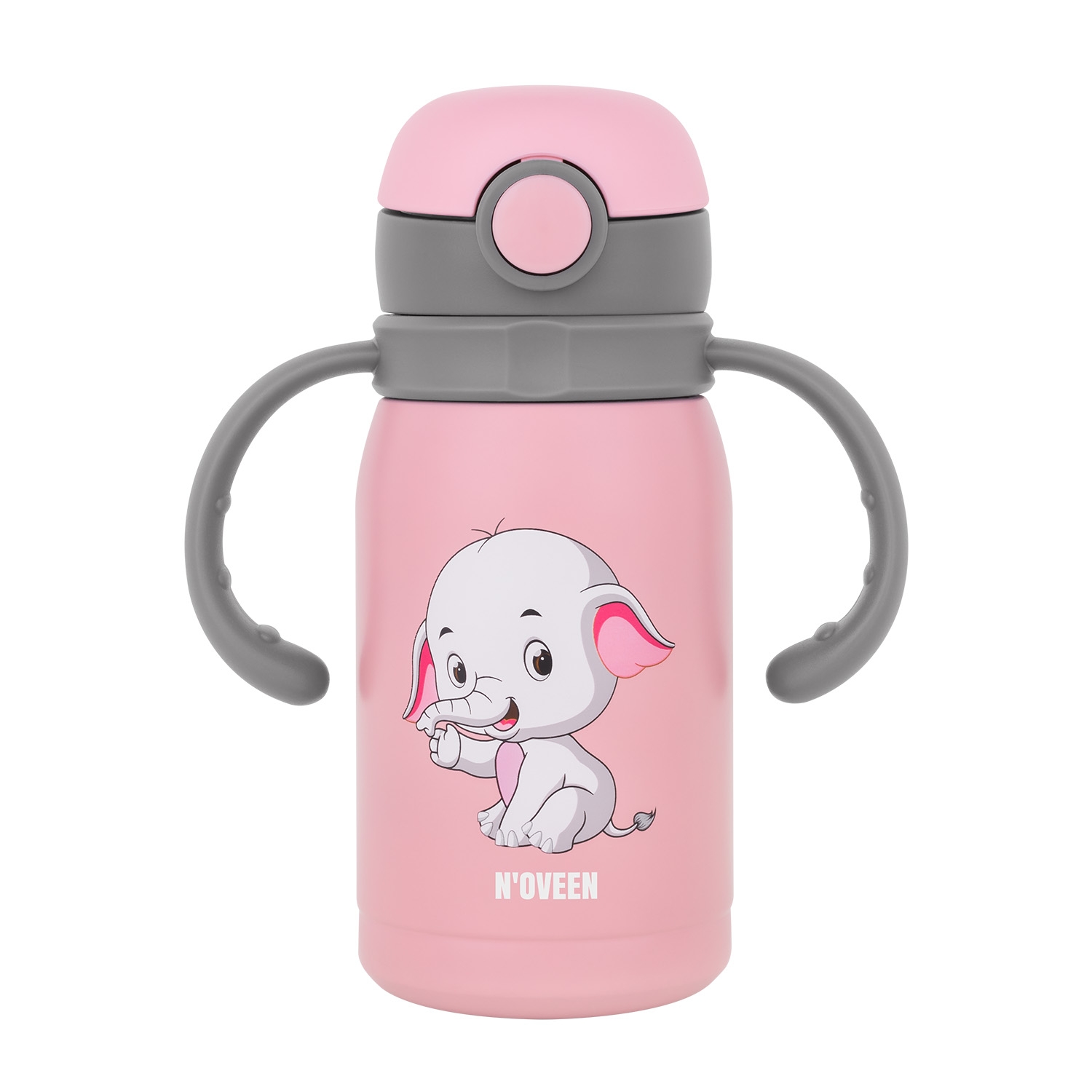 Bidon NOVEEN TB566 Pink Solid 300 ml, różowy
