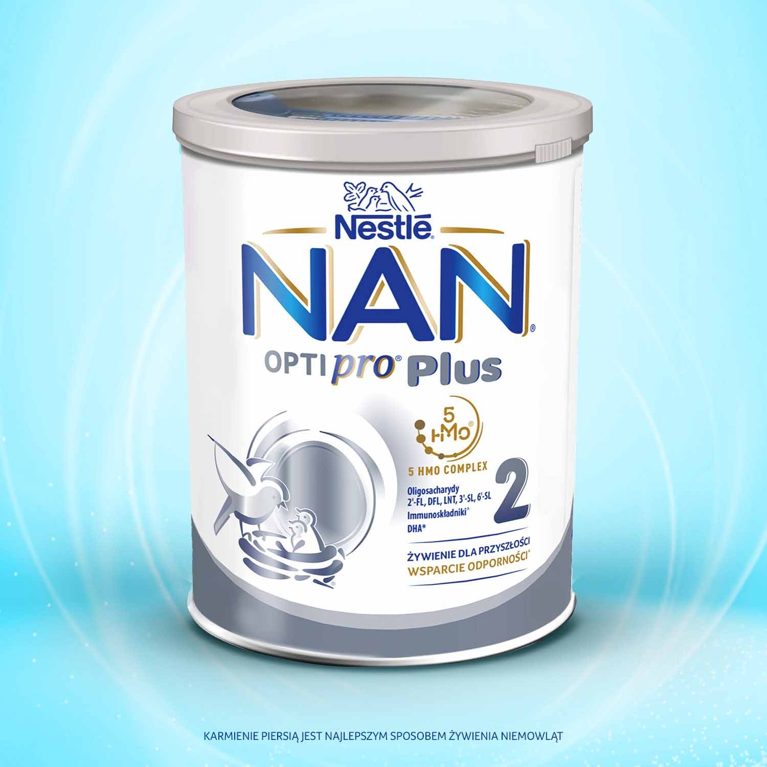 Mleko następne NAN Oprtipro Plus 2 HMO, po 6. miesiącu, 800 g