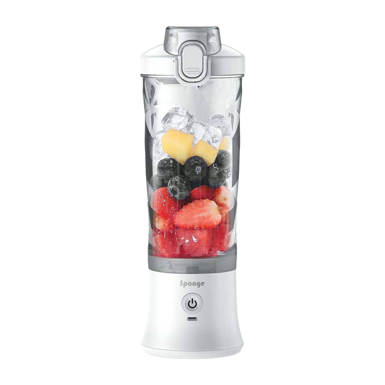 Blender kielichowy Sponge, 0,6 l, 150 W, bezprzewodowy, biały