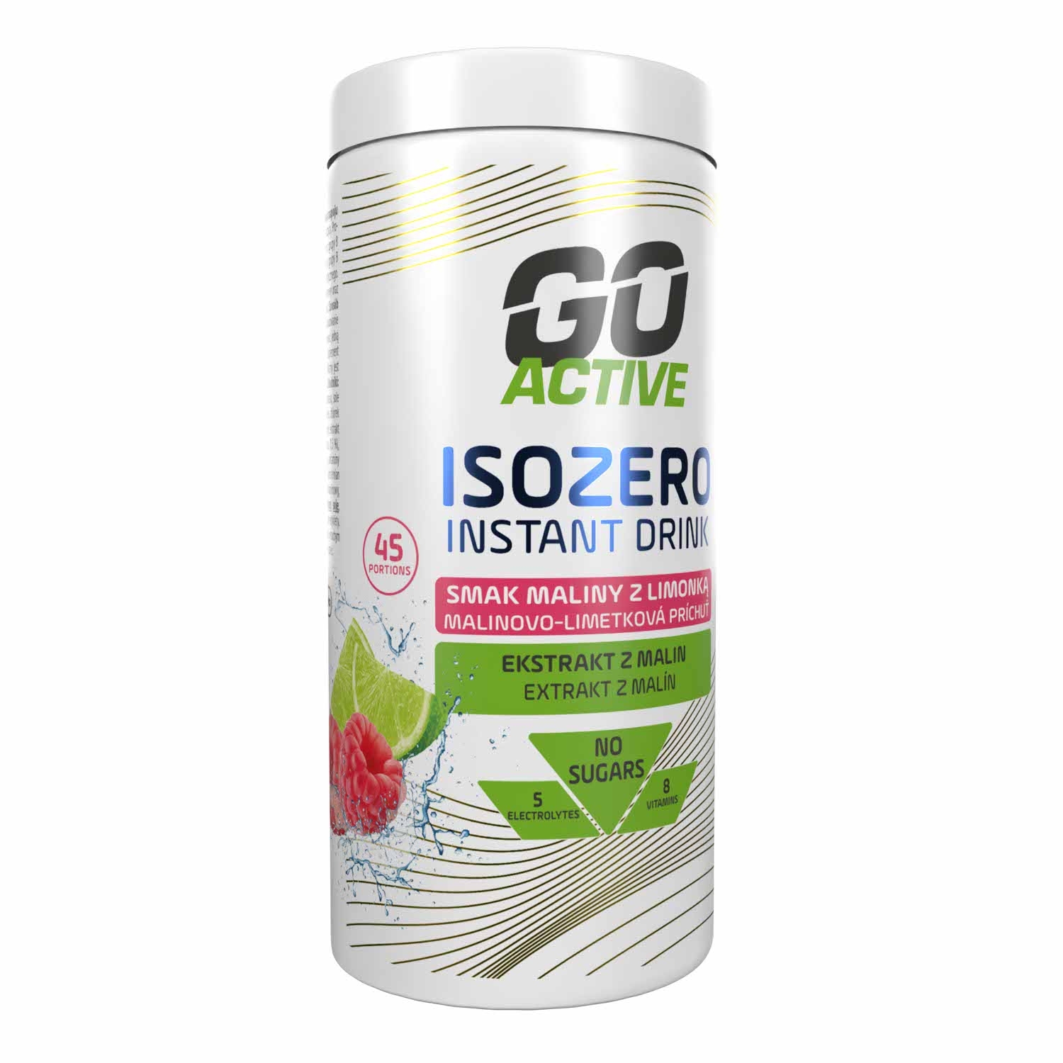 Napój izotoniczny Go Active Izozero, smak malina-limonka, 225 g