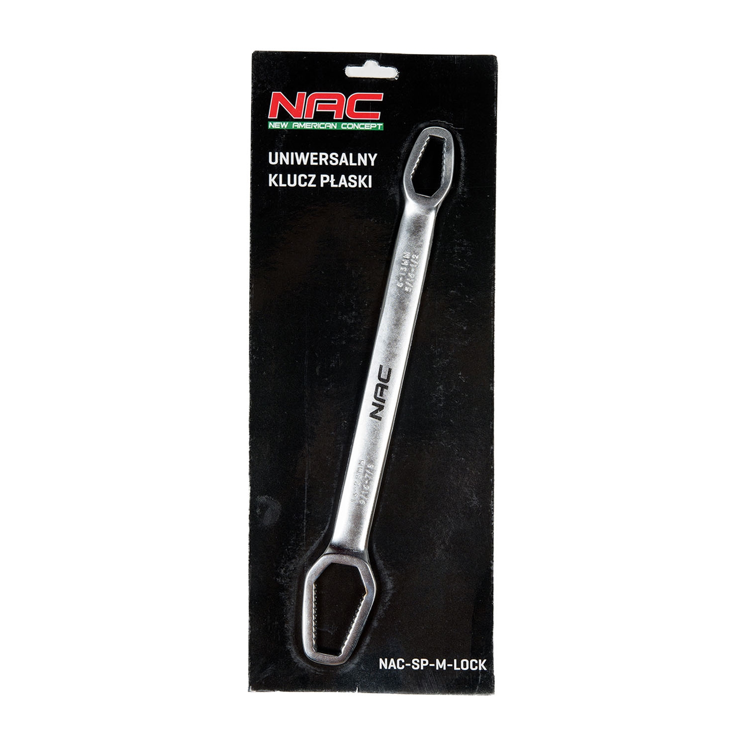 Klucz płaski NAC-SP-M-LOCK, wielofunkcyjny, stal