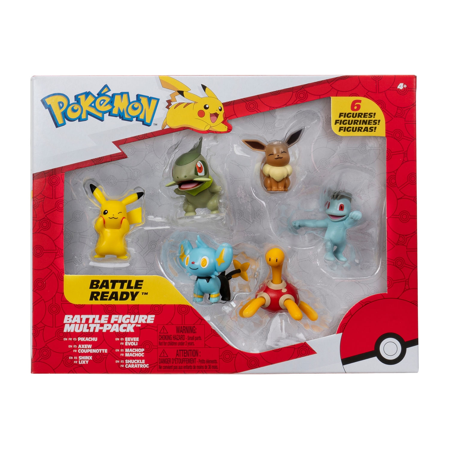 Figurki bitewne Pokémon seria 8, 6 figurek