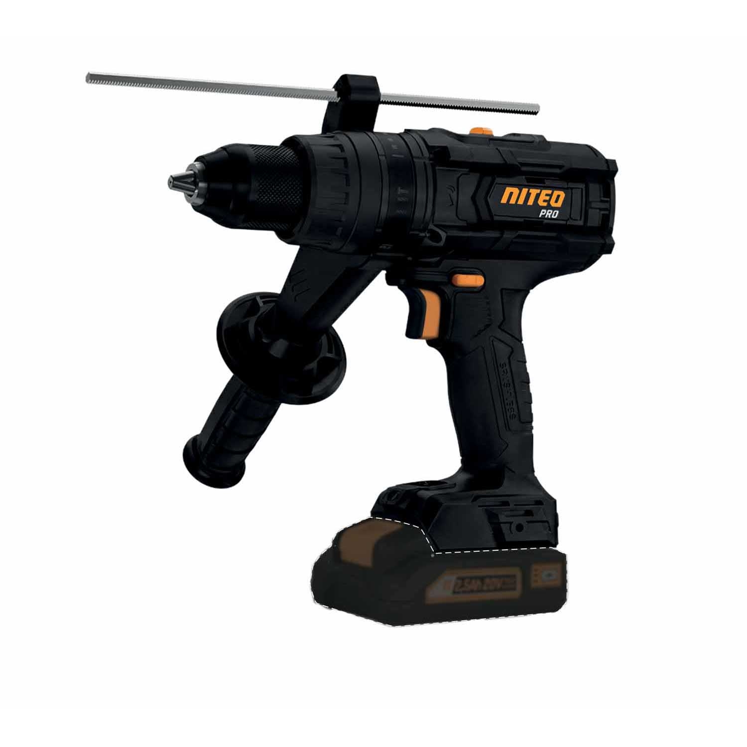 Akumulatorowa wiertarko-wkrętarka Niteo Pro 20 V Max, 20 V, z udarem