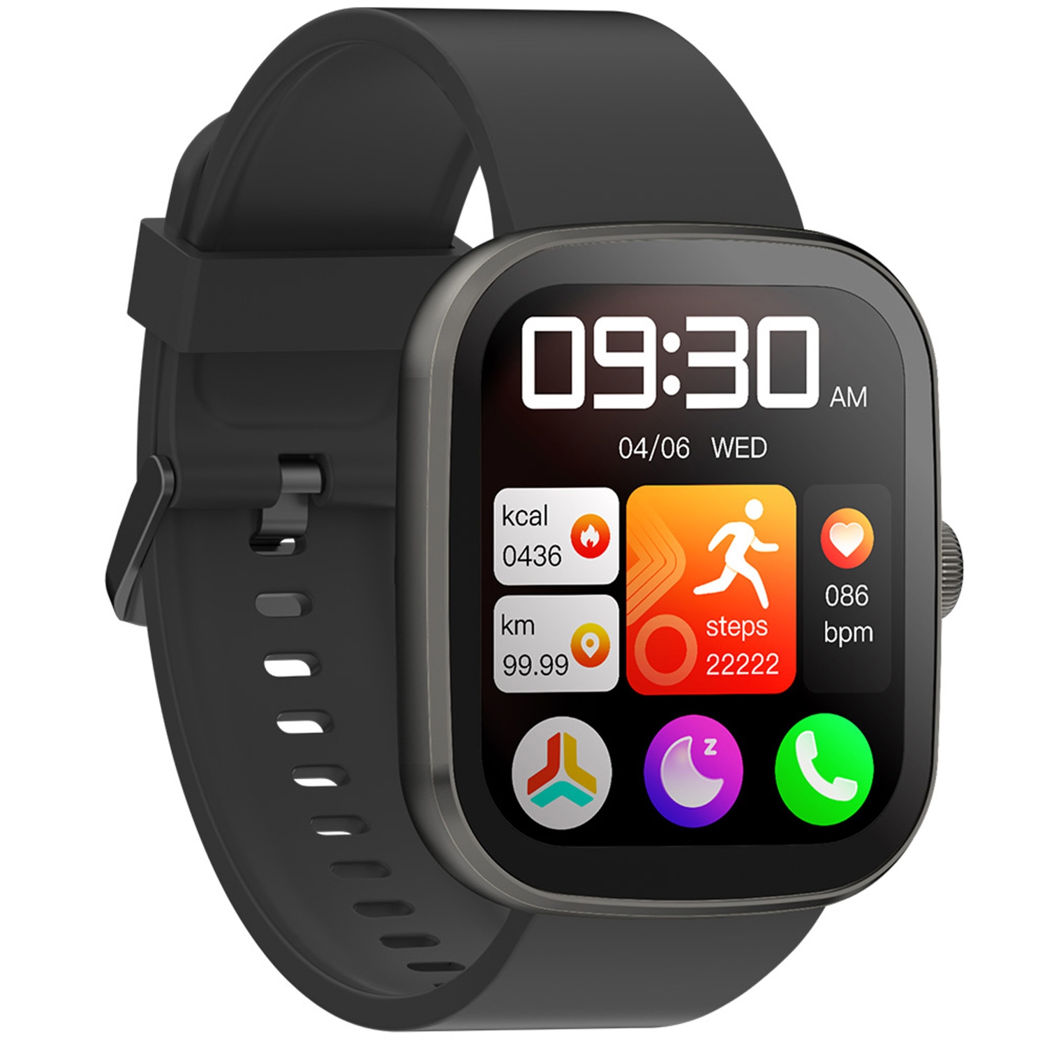 Smartwatch Imiki Frame 2 Lite Black, 1,96”, wodoodporny, czarny