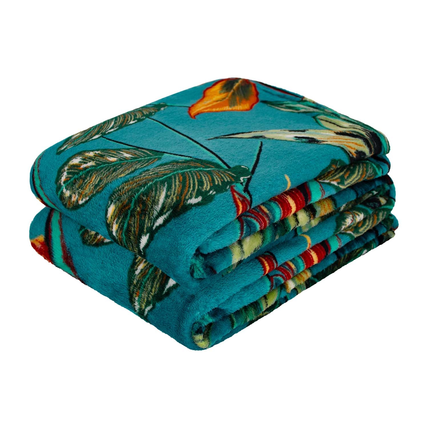 Koc Domarex Botanic Tropic, 130 x 170 cm, zielony