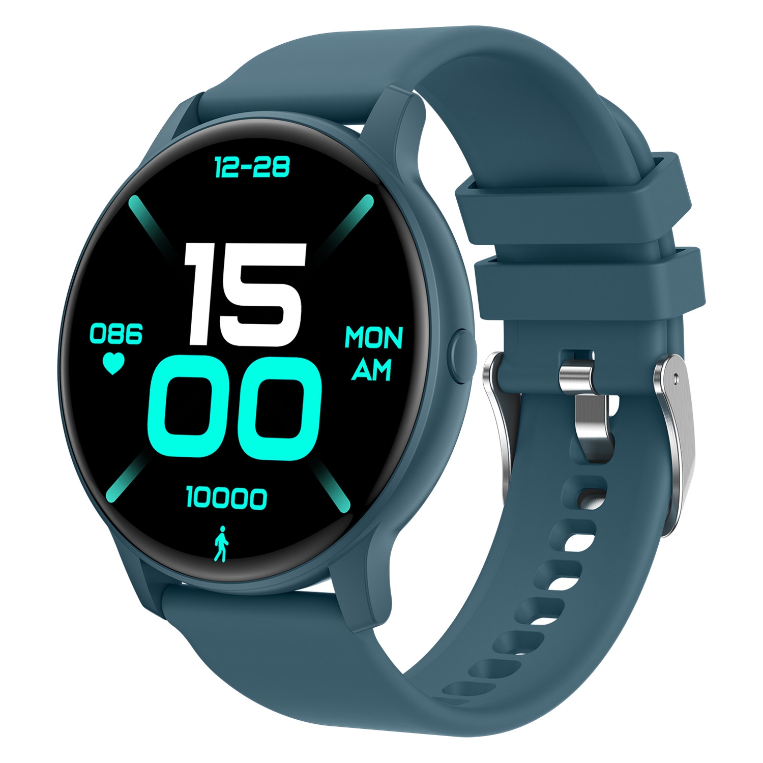 Smartwatch Iutech S40, 1,3”, wodoodporny, niebieski