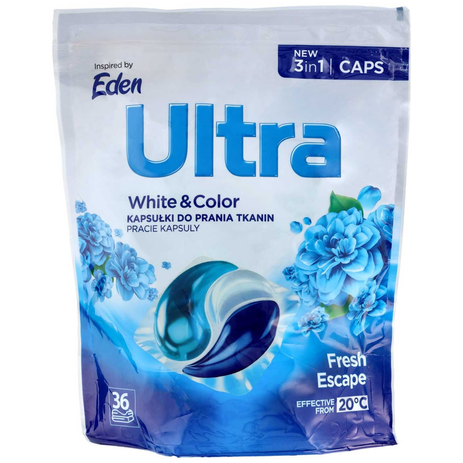 Kapsułki do prania Ultra Fresh Escape, 36 szt.