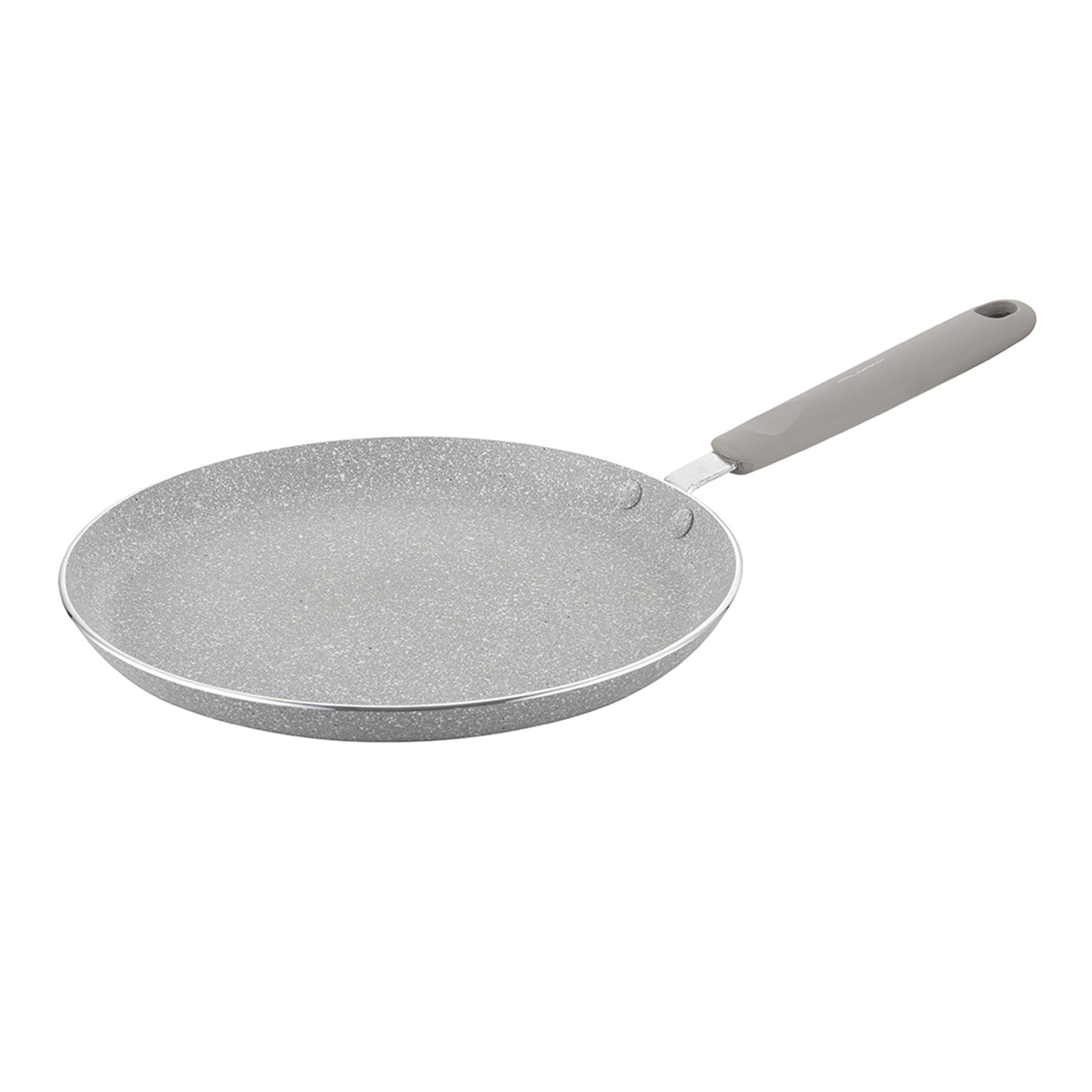 Patelnia do naleśników 25 cm Florina Sandy, aluminiowa, srebrna