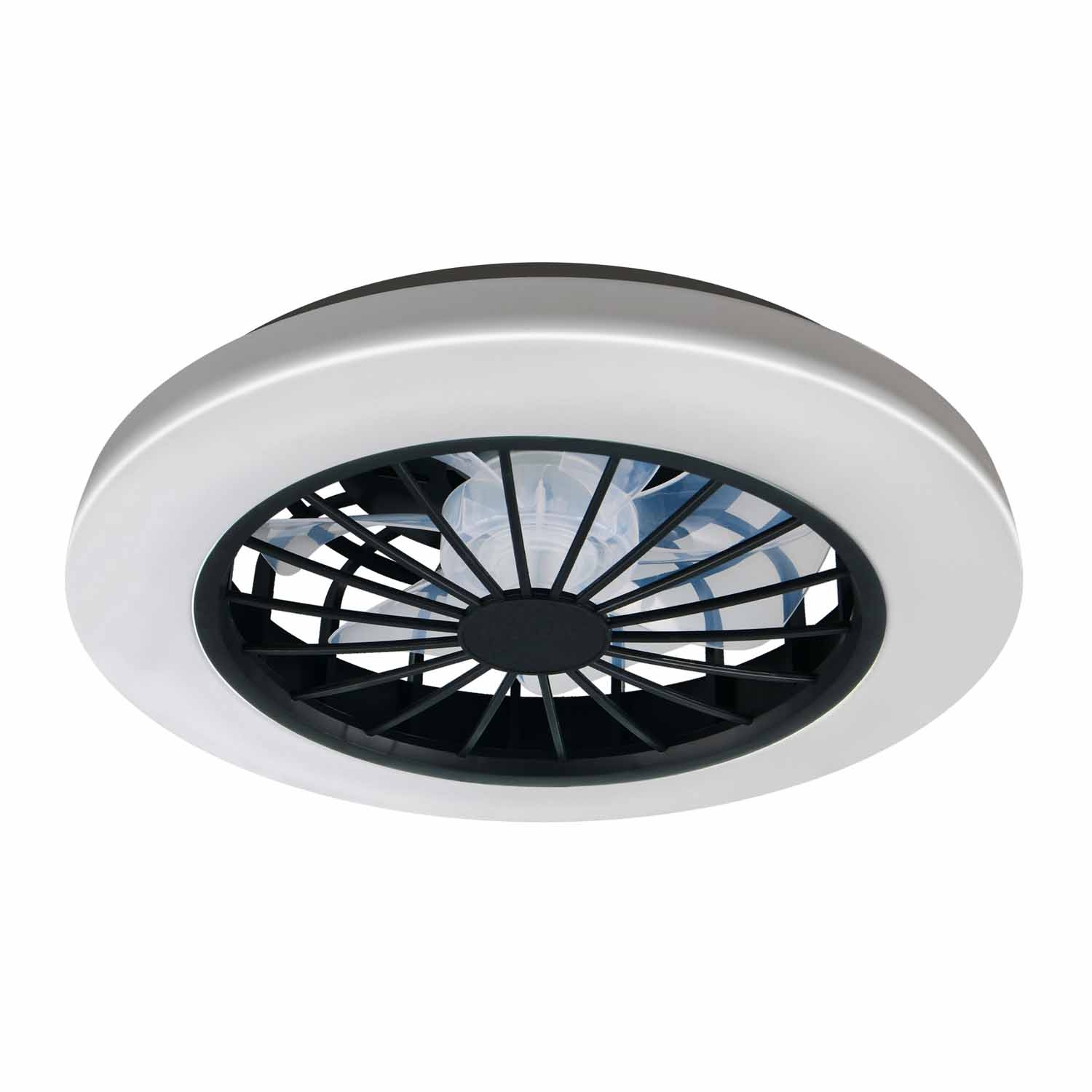 Plafon LED Sanico Goldlux Ghana, 38,5 cm, z wentylatorem, pilot IR