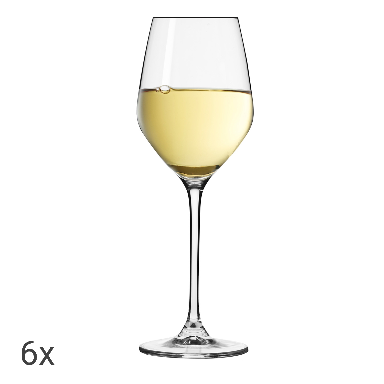 Komplet 6 kieliszków KROSNO SPLENDOUR, 200 ml, do wina białego