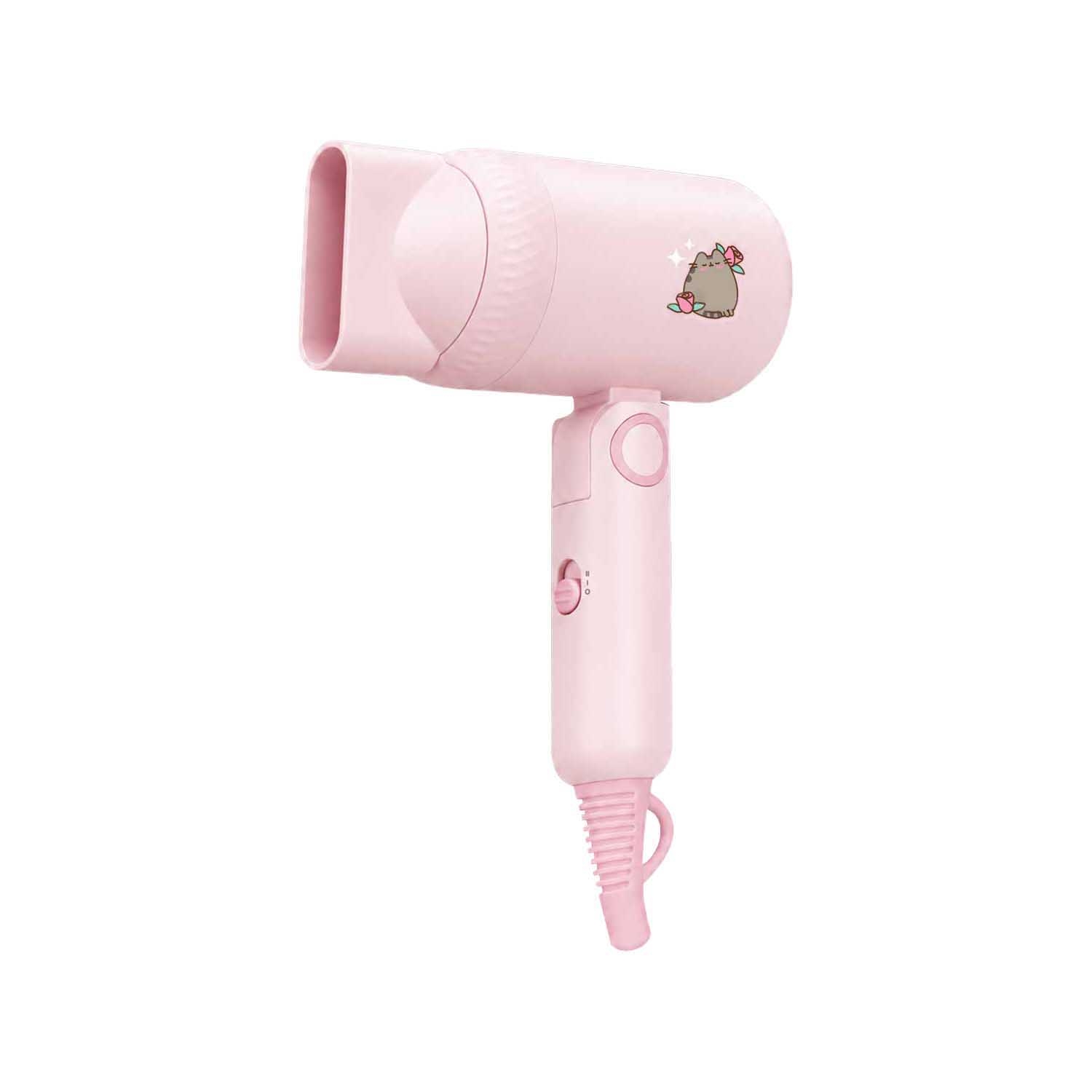 Suszarka do włosów Pusheen, 1200 W, składana, różowa