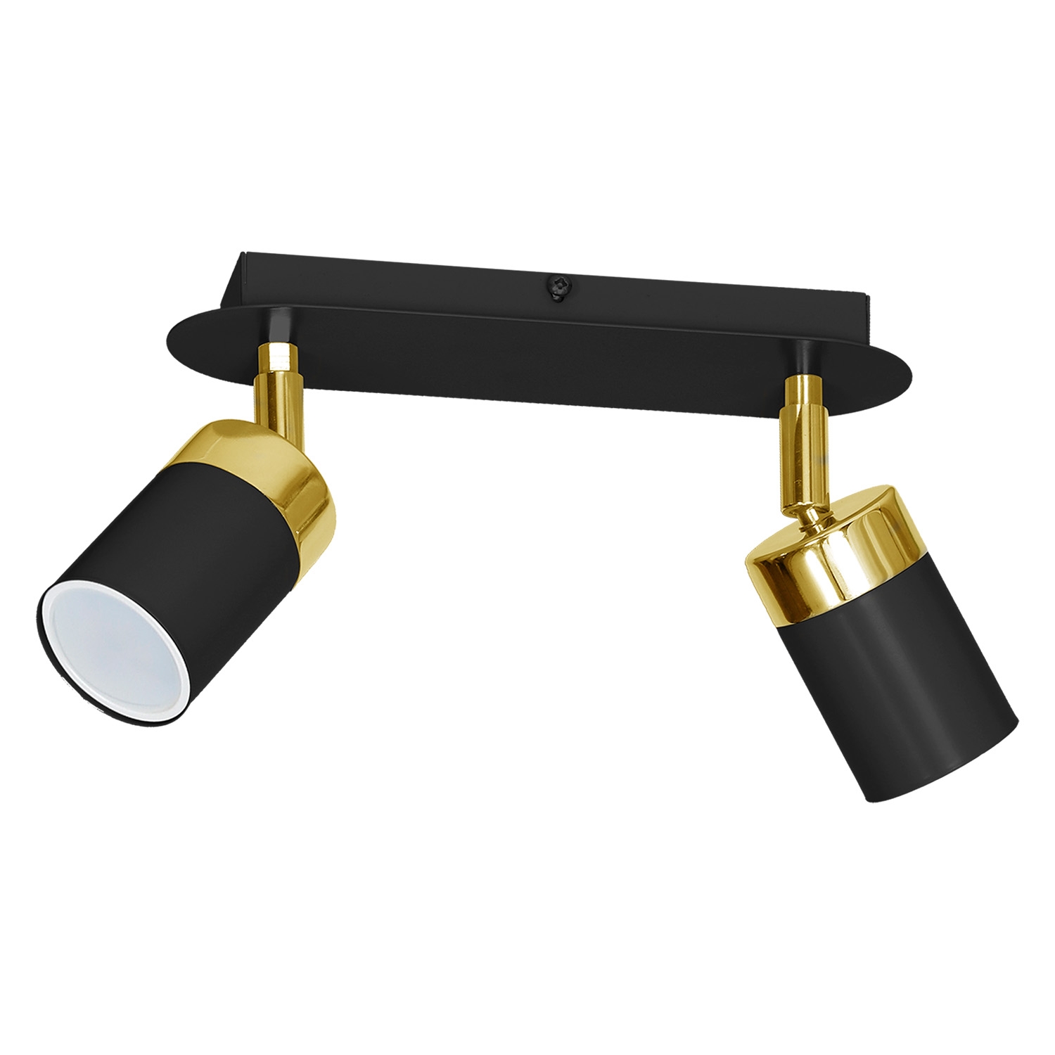 Lampa sufitowa Milagro Joker 2 x GU10, czarno-złota