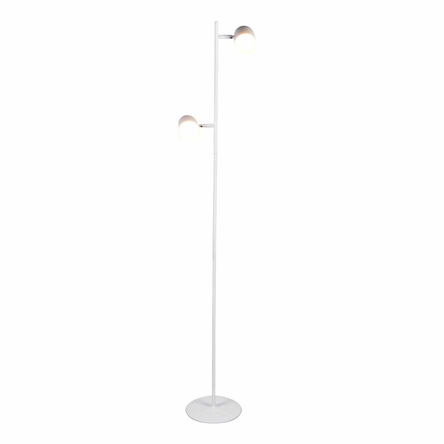 Lampa podłogowa LED Sanico Goldlux Rawi, 3000K, biała