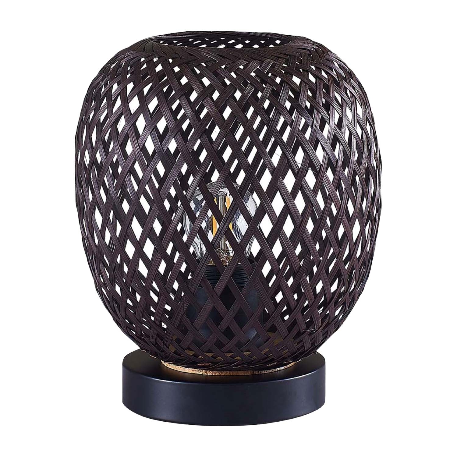 Lampa stołowa Sanico Goldlux Zanzibar Black, 18 x 21 cm, E27