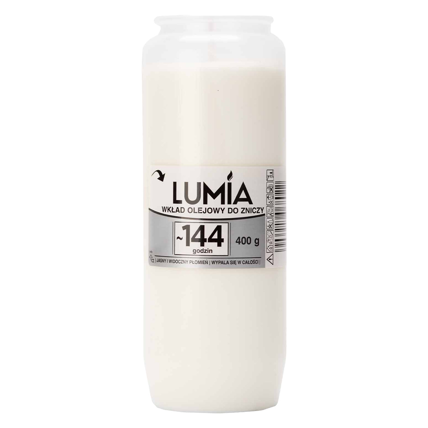 Wkład olejowy do zniczy Lumia, 144 godziny, 400 g, 11 sztuk