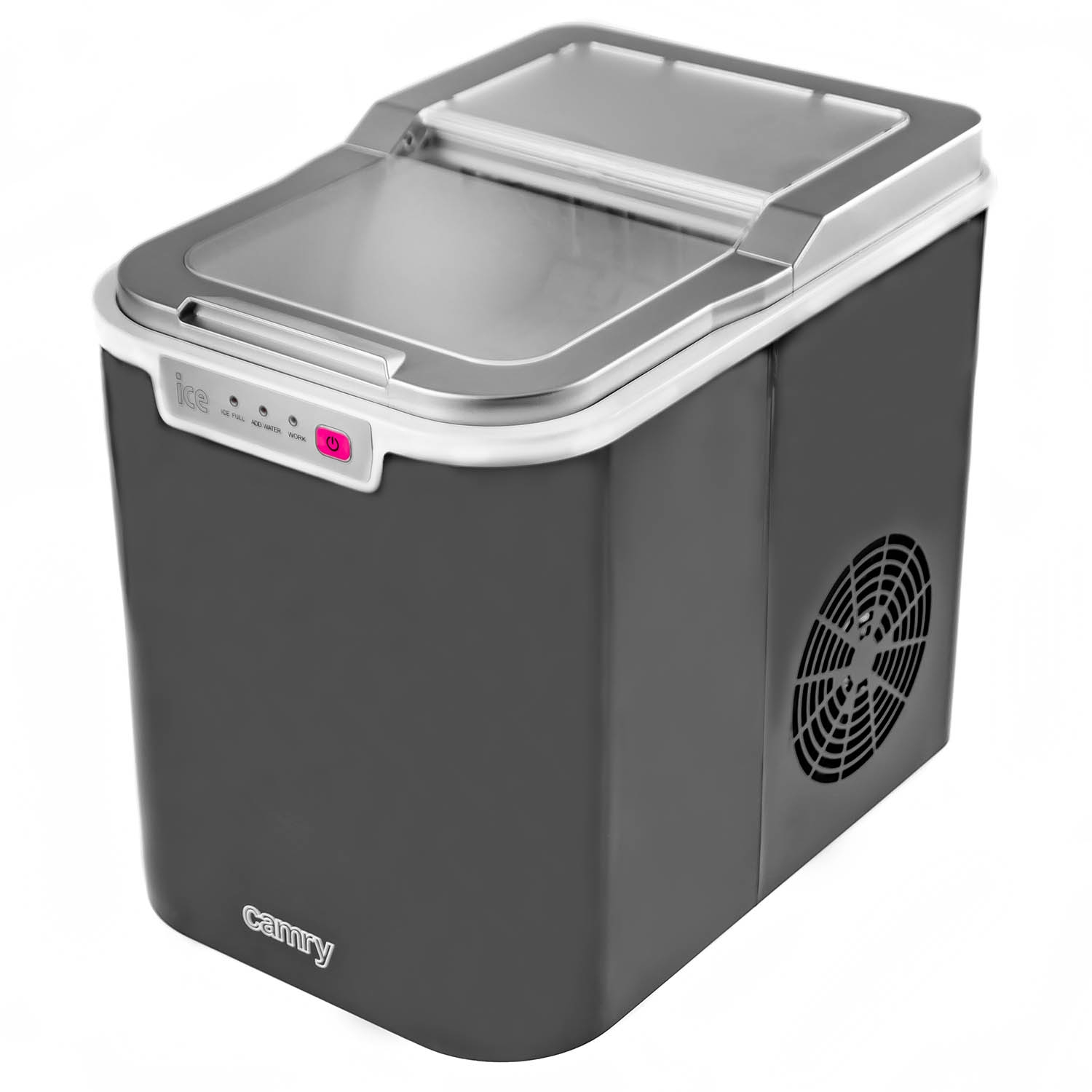 Kostkarka do lodu Camry CR 8073, 12 kg/24 h, czarna
