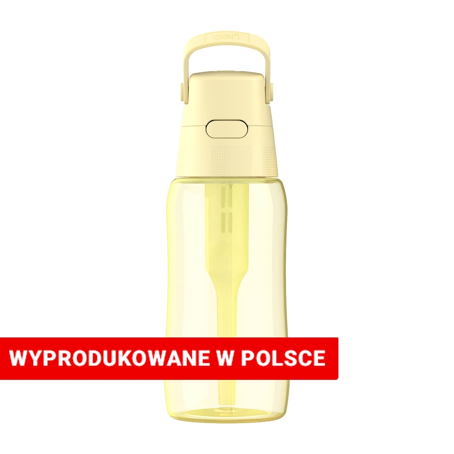 Butelka filtrująca 0,5 l Dafi Solid, 1 wkład, Yellow Butter