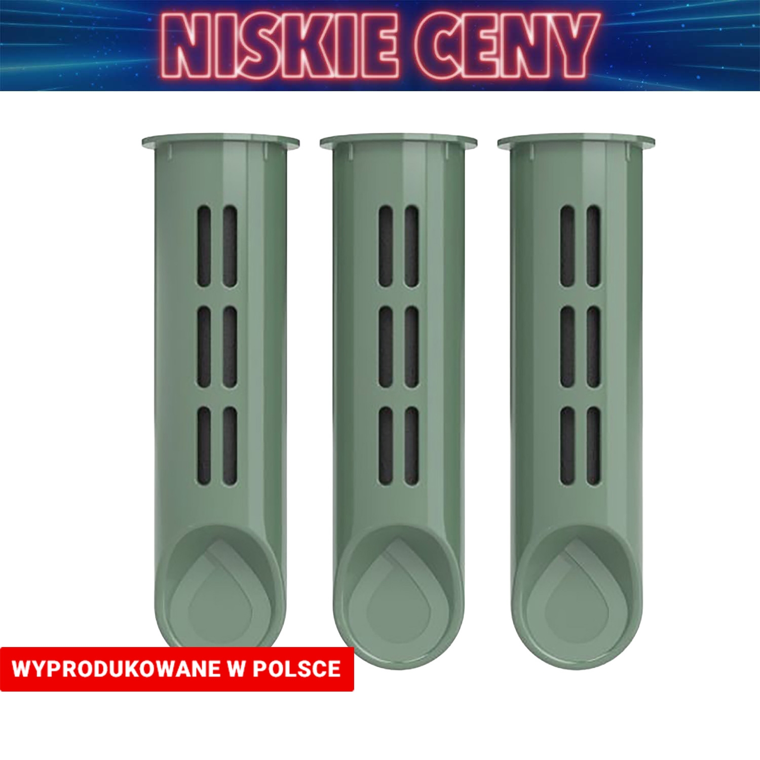 Zestaw wkadów filtrujacych Dafi, do butelki, 3 szt., szałwiowe