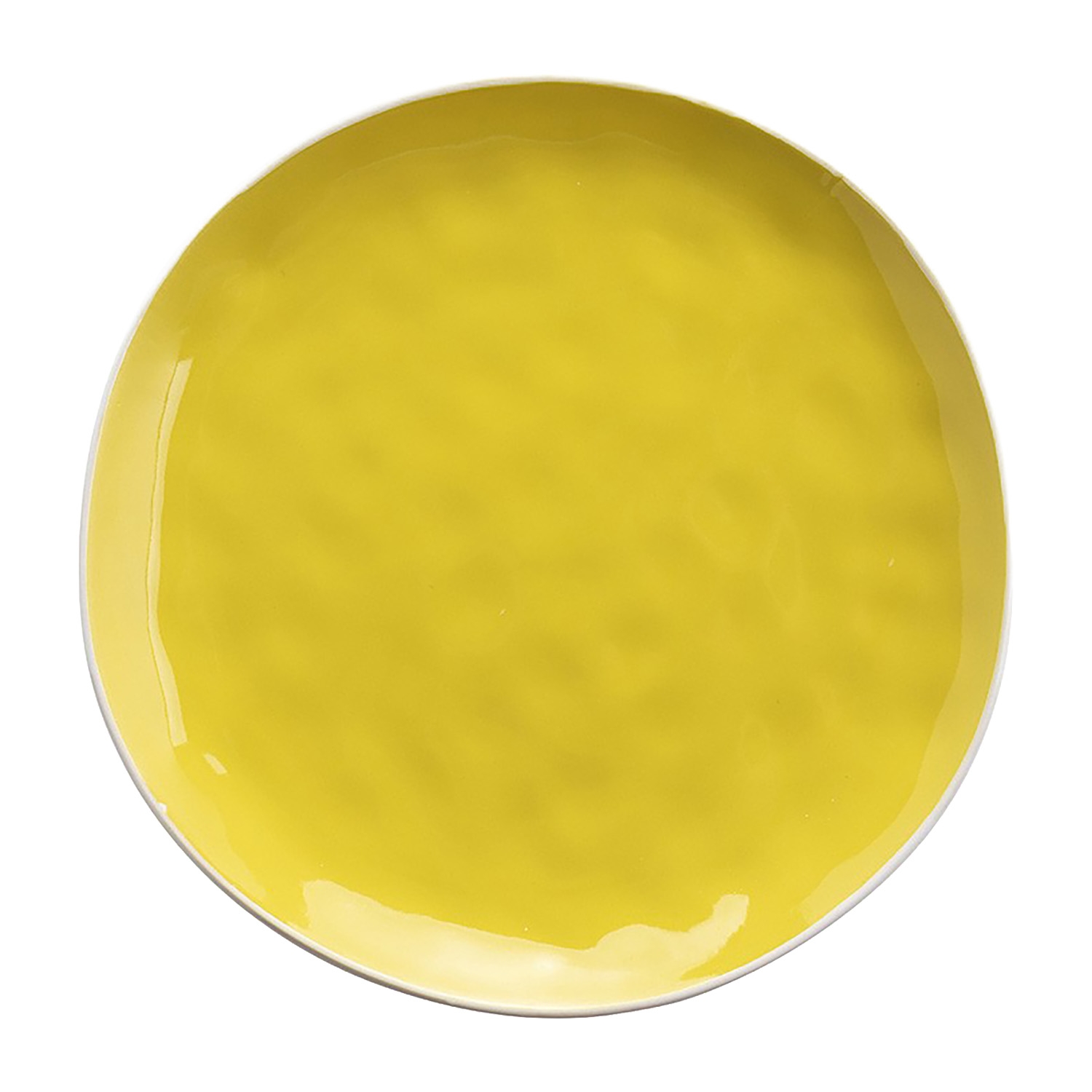 Komplet 4 talerzy Florina Arancini, 27 cm, żółte