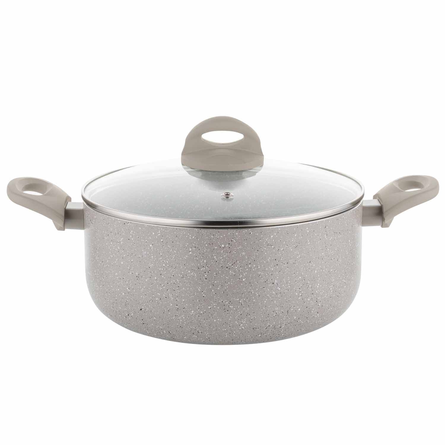 Garnek aluminiowy 28 cm 7 l Florina Sandy, srebrny